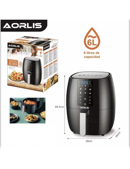 Friggitrice ad Aria Calda Aorlis 6L touch