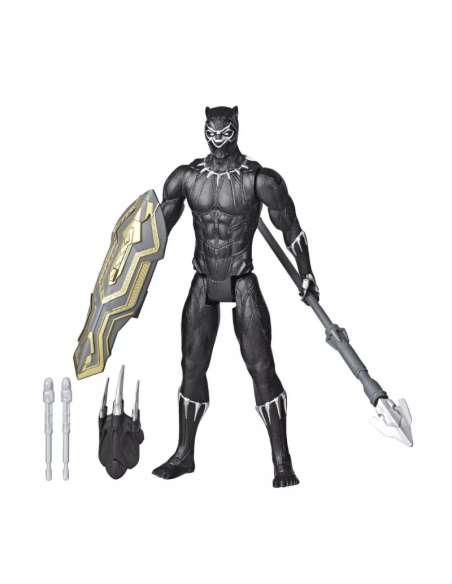 Marvel Avengers Titan Hero Series Blast Gear Deluxe Modellino Pantera Nera 12 pollici