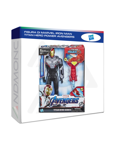 FIGURA DI MARVEL IRON MAN titan hero power Avengers
