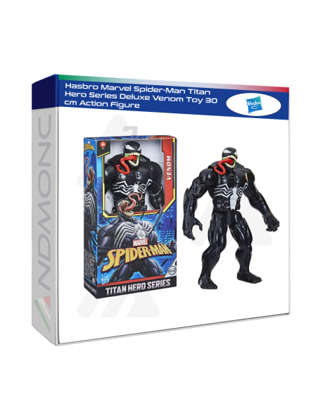 Hasbro Marvel Spider-Man Titan Hero Series Deluxe Venom Toy 30 cm Action Figure, Giocattoli per Bambini