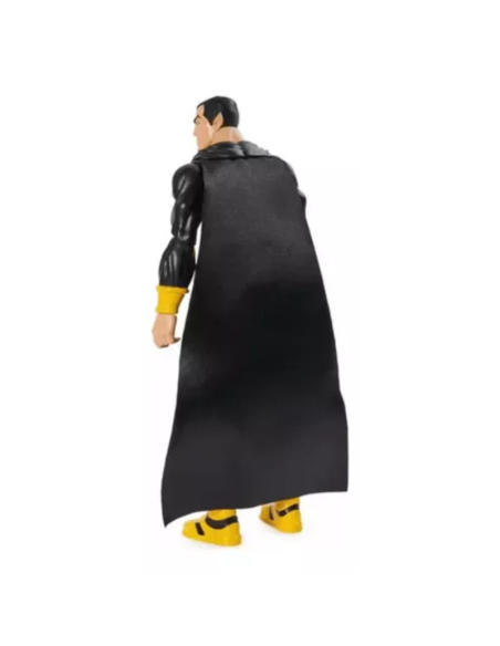 DC Comics, Action Figure di Black Adam con mantello, 12 pollici, facile da mettere in posa