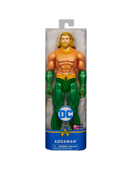 DC Comics Personaggio Aquaman del Mondo Scala 30 cm a Sorpresa, dai 3 Anni