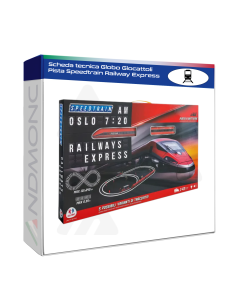Treno Pista Globo Giocattoli Speedtrain Railway Express
