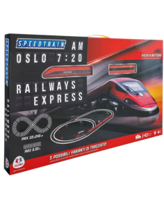 Treno Pista Globo Giocattoli Speedtrain Railway Express 2
