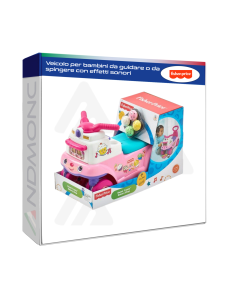 Veicolo Bambini da guidare o da spingere con effetti sonori