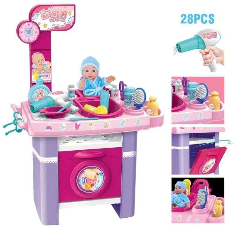 Birby Playset Baby Care “Bagnetto, Acconciatura...