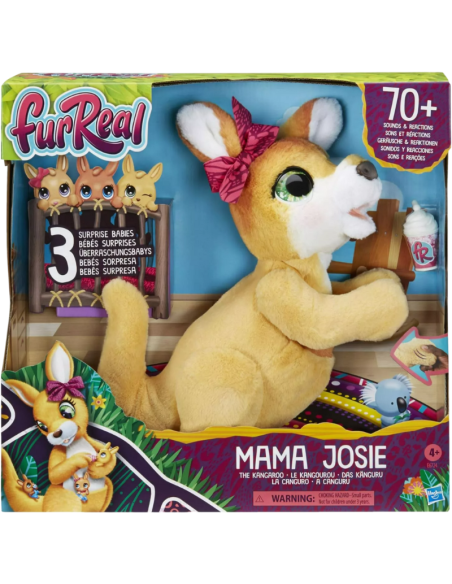 Hasbro FurReal - Mama Josie il Canguro (mamma Peluche Interattivo...