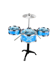 Set di batteria 6 tamburi e piatti, con panca, in... 2