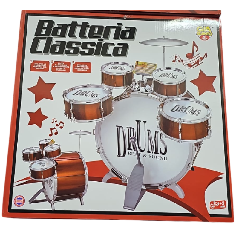 Batteria per Bambini, Giocattoli Batteria Jazz...