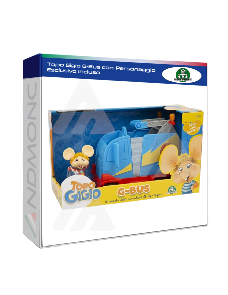 Topo Gigio G-Bus con Personaggio Esclusivo Incluso