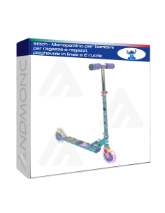 Stitch - Monopattino per bambini per ragazze e ragazzi,...