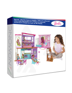 Barbie - Barbie Casa di Malibu (106 cm) playset casa...