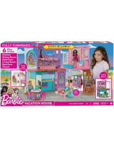 Barbie - Barbie Casa di Malibu (106 cm) playset casa... 2