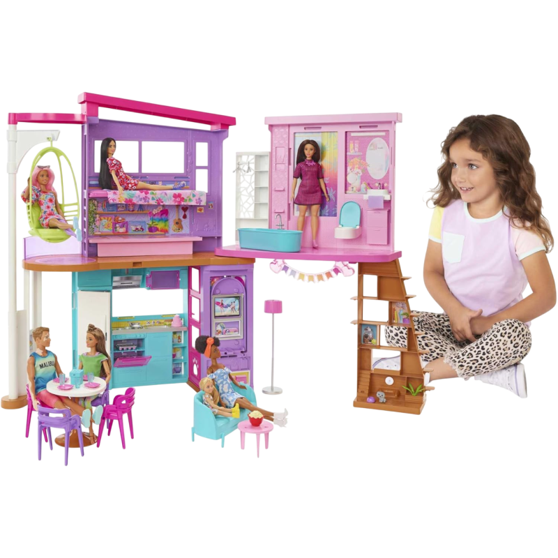 Barbie - Barbie Casa di Malibu (106 cm) playset...