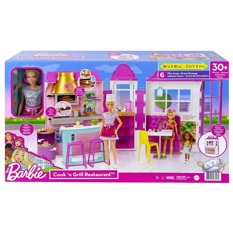 Ristorante Barbie con bambola - Mattel