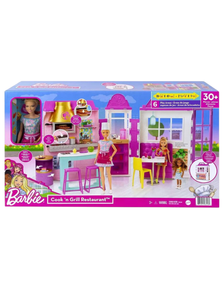 Ristorante Barbie con bambola - Mattel