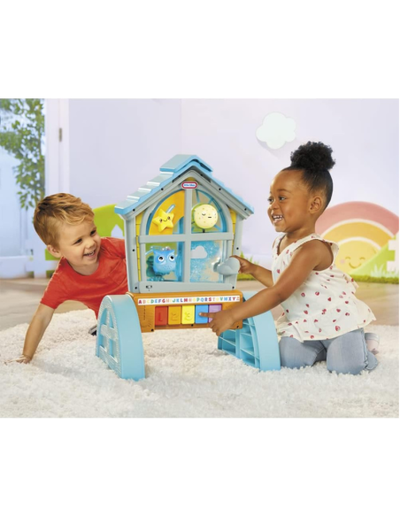 Little Tikes Learn & Play Finestra Look & Learn - Include lettere, numeri, meteo, maniere, suoni, musica, ecc..