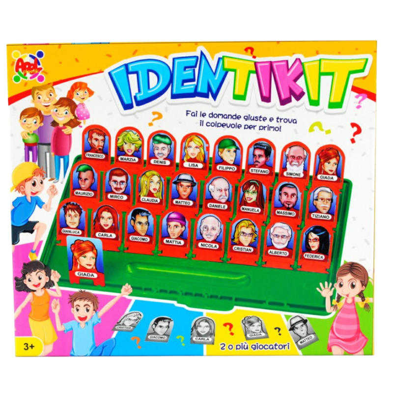 Gioco identikit 37321 a/plastik, gioco da tavola