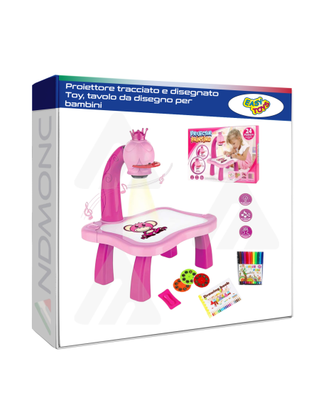 Proiettore tracciato e disegnato Toy, tavolo da disegno per bambini