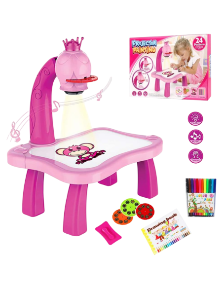 Proiettore tracciato e disegnato Toy, tavolo da disegno per bambini