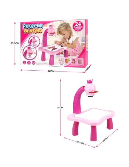 Proiettore tracciato e disegnato Toy, tavolo da disegno per bambini