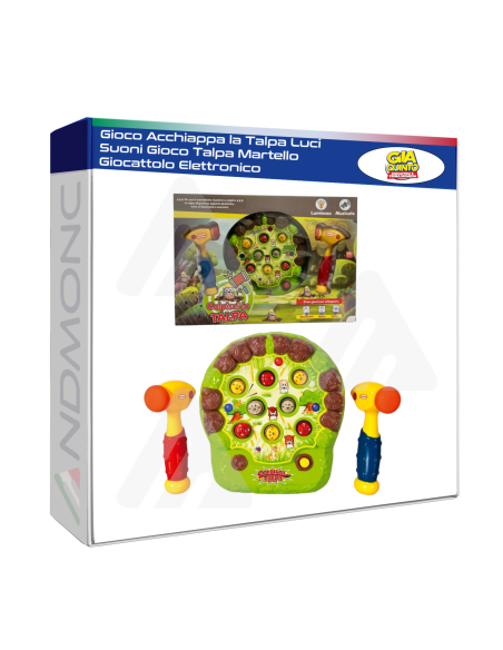 Gioco Acchiappa la Talpa Luci Suoni Gioco Talpa Martello Giocattolo Elettronico
