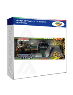 Giocattolo - Super Mitra luci e suoni bambini