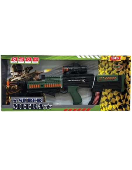 Giocattolo - Super Mitra luci e suoni bambini
