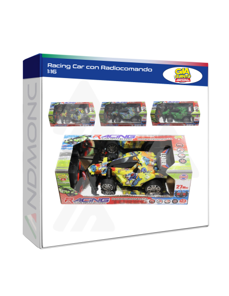 Racing car macchina con radiocomando 1:16 giocattolo
