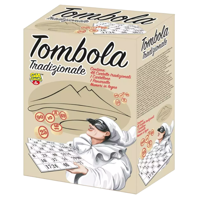 TOMBOLA NAPOLETANA Tradizionale 48 Cartelle...
