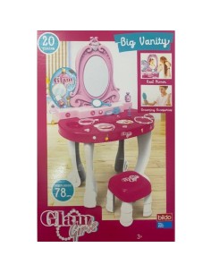 Cassettiera glam per bambina con 20 accessori e sgabello 2