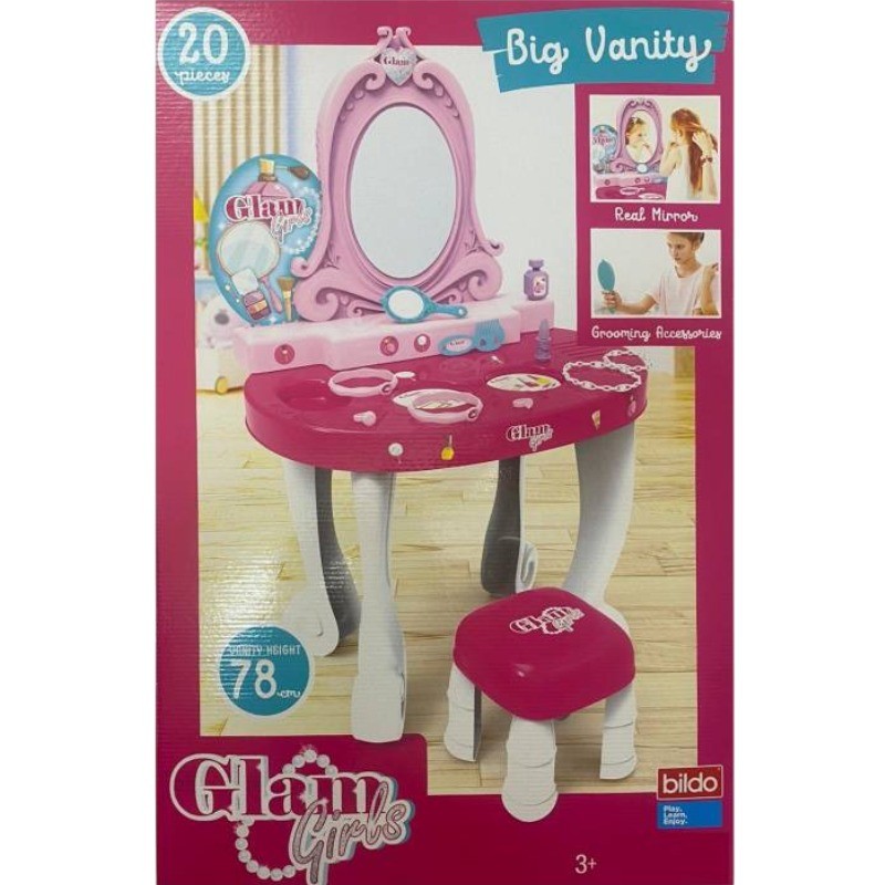 Cassettiera glam per bambina con 20 accessori e...