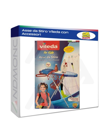Asse da Stiro Vileda con Accessori - bambini - giocattolo