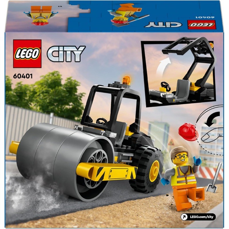 LEGO City Rullo Compressore, Set di Costruzioni...