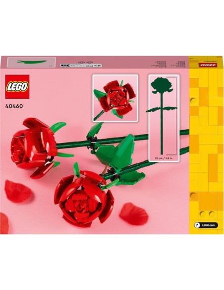 LEGO Rose Set di Fiori Finti Compatibile con Bouquet di Fiori Artificiali