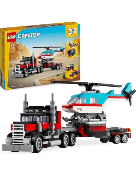 LEGO Creator 3 in 1 Autocarro con Elicottero