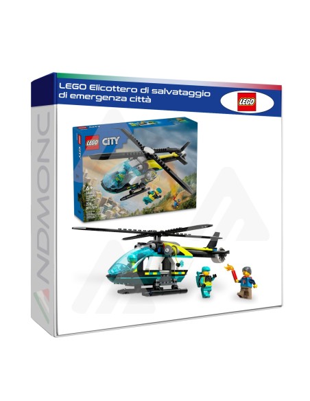 LEGO Elicottero di salvataggio di emergenza città