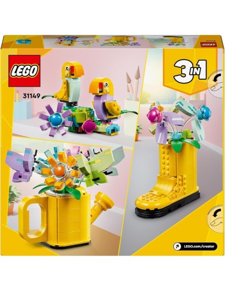 LEGO Creator 3 in 1 Innaffiatoio con Fiori Finti