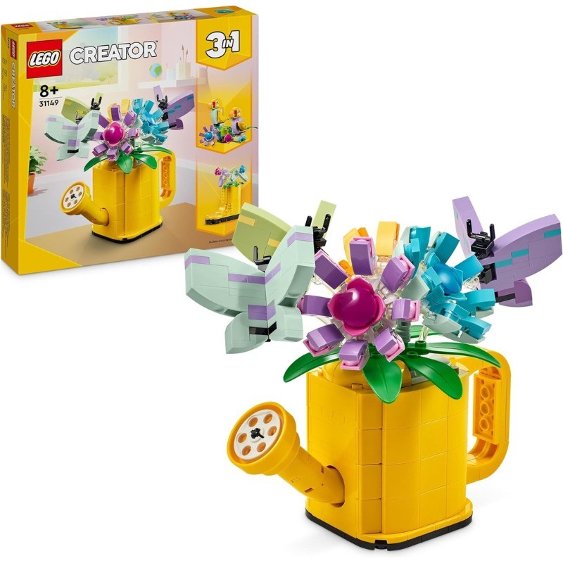 LEGO Creator 3 in 1 Innaffiatoio con Fiori Finti