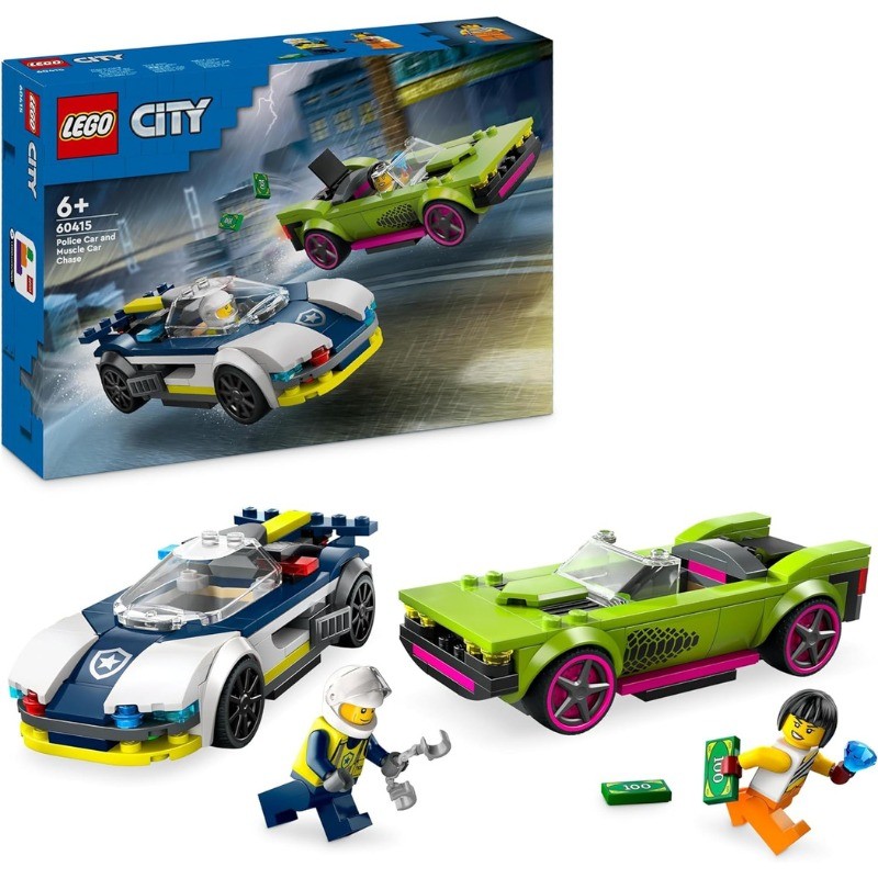 LEGO City Inseguimento della Macchina da Corsa