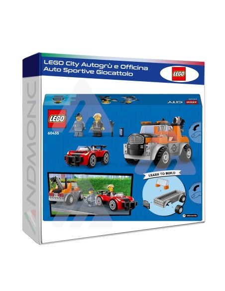 LEGO City Autogrù e Officina Auto Sportive Giocattolo