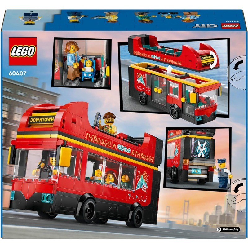 LEGO City Autobus Turistico Rosso a Due Piani