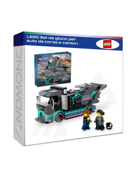 LEGO Set da gioco per auto da corsa e camion