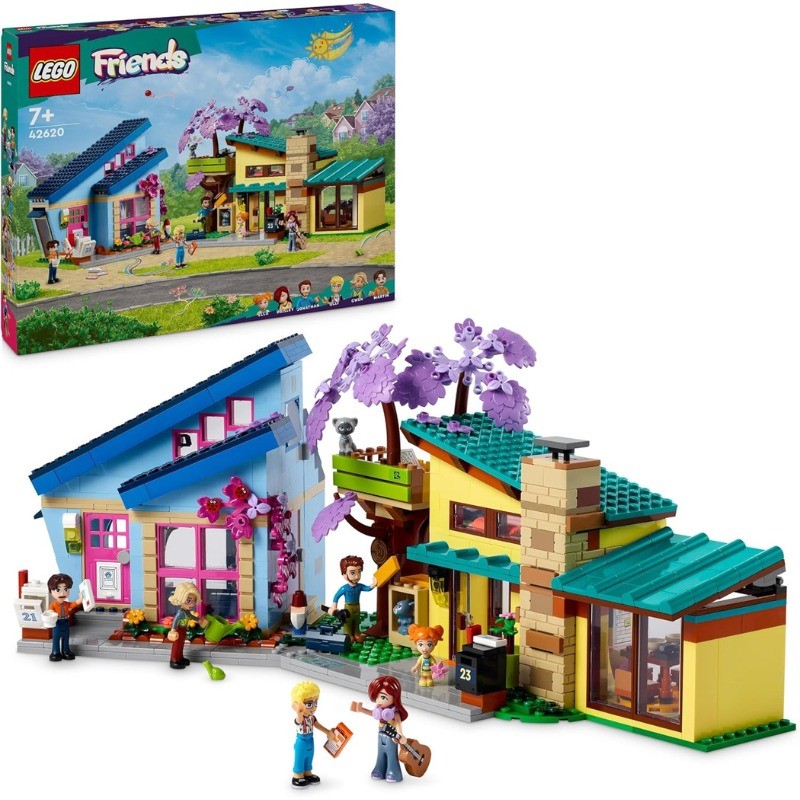 LEGO Friends Le Case di Olly e Paisley