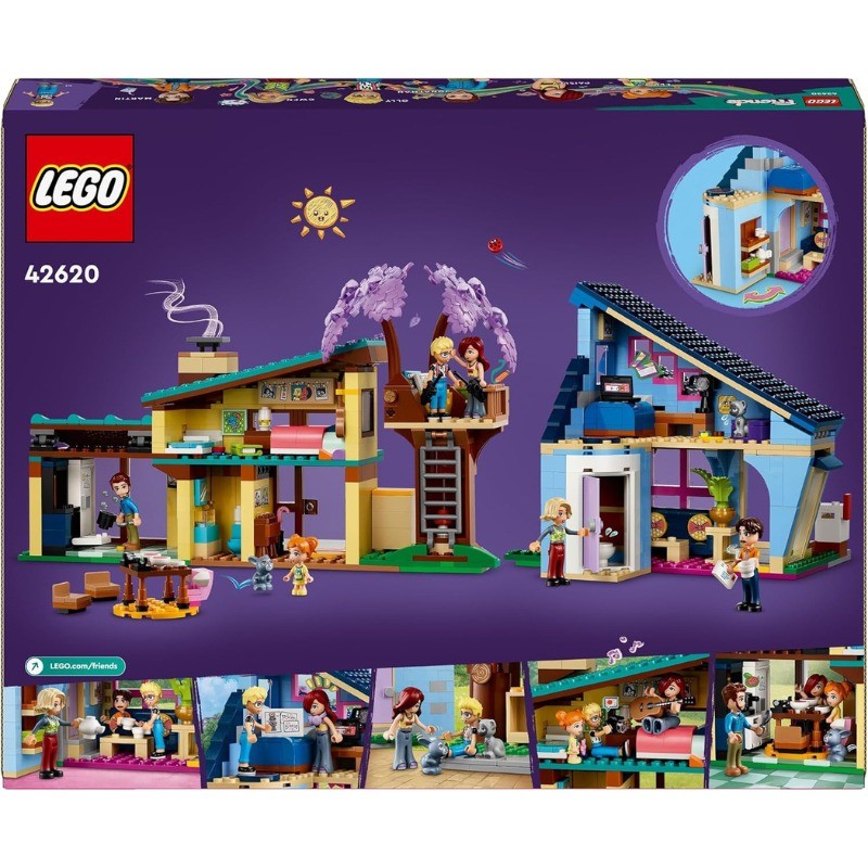LEGO Friends Le Case di Olly e Paisley