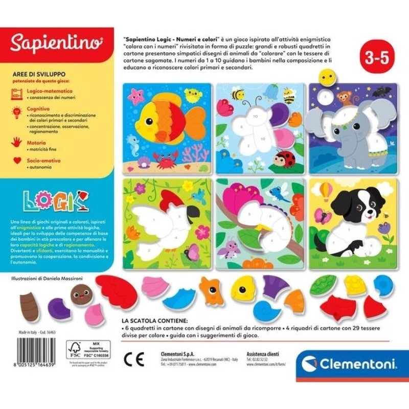Clementoni Logic numeri e colori
