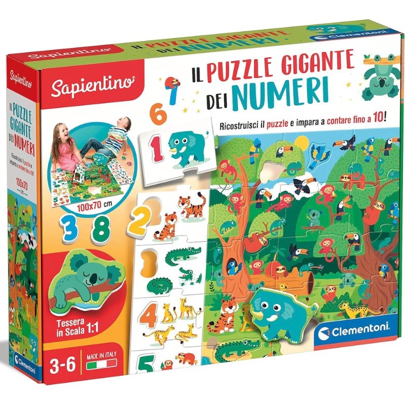 Sapientino il Puzzle Gigante dei Numeri
