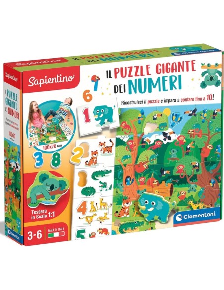 Sapientino il Puzzle Gigante dei Numeri