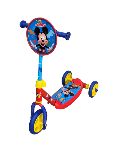 Monopattino per bambini, 3 ruote, da 3 anni, manubrio regolabile in altezza (TOPOLINO)