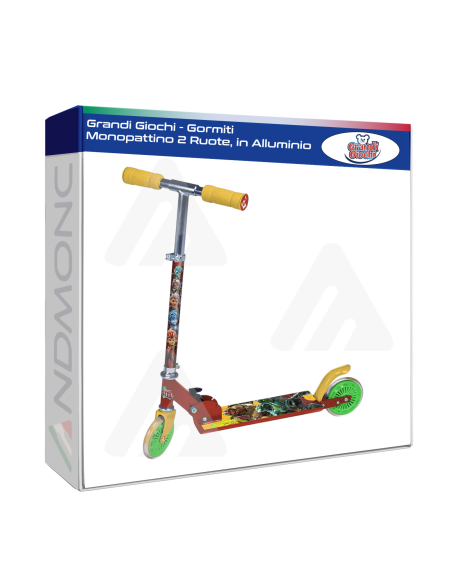Grandi Giochi - Gormiti Monopattino 2 Ruote, in Alluminio